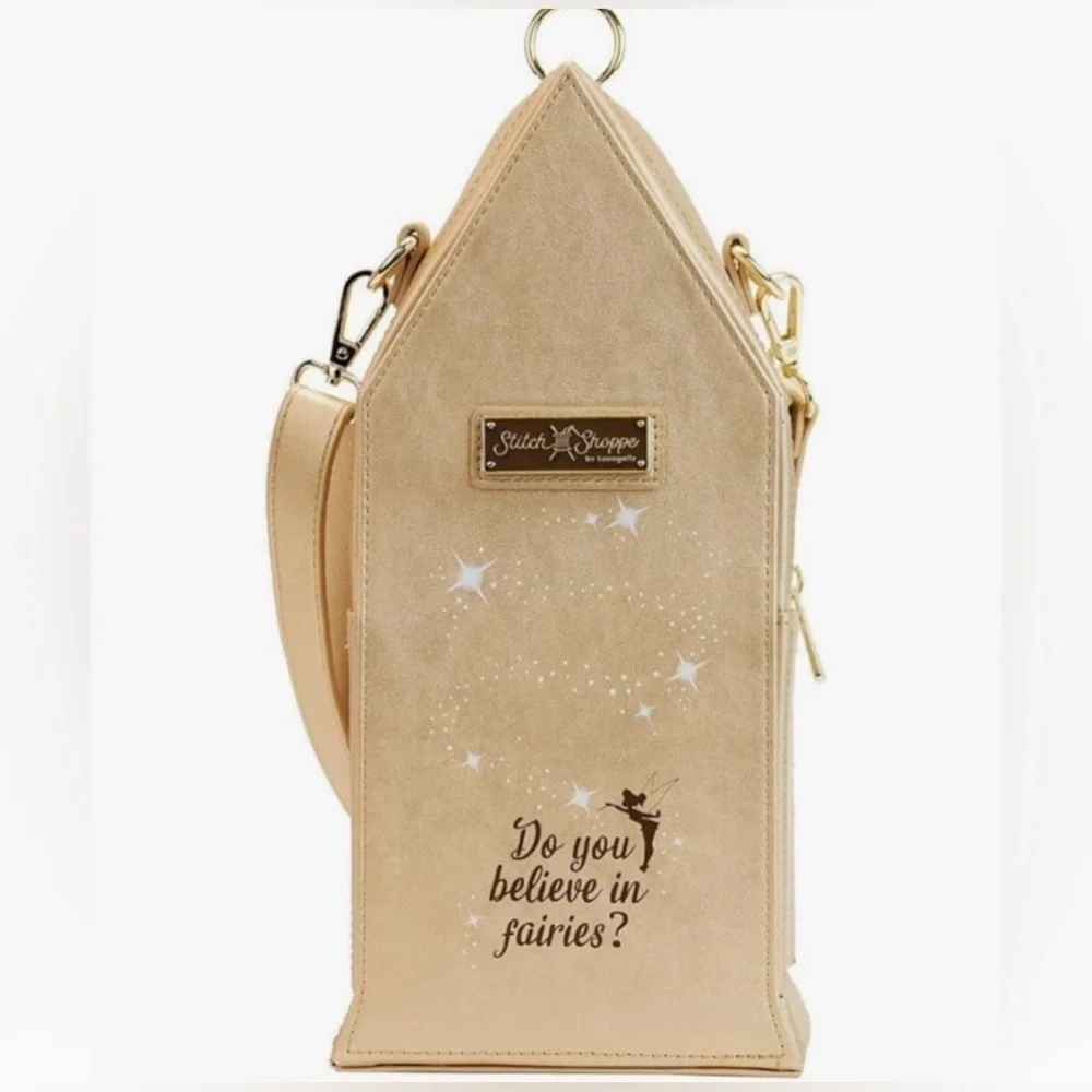 Tinker Bell Figural Lantern shaped purse by loungefly . A fun Disney accessory